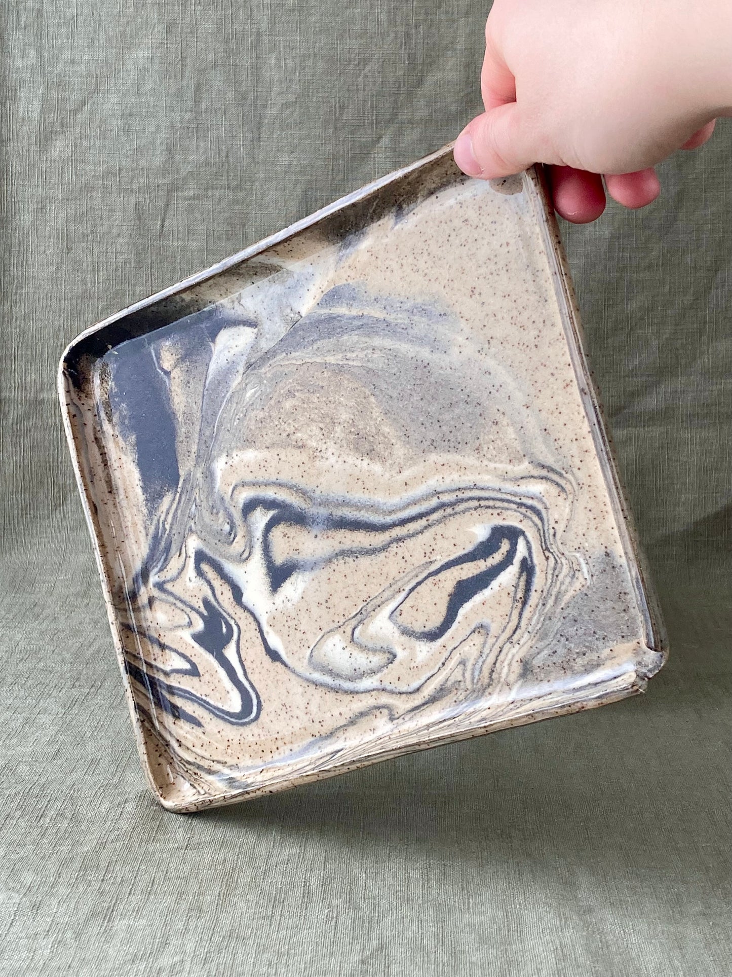Marbled Rolling Tray