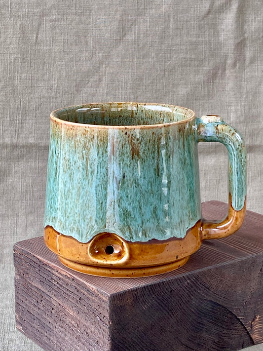 Art Deco Pipe Mug